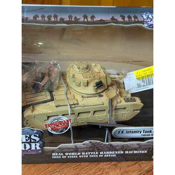 Forces Of Valor 1:32 UK Infantry Tank Mk. II Matilda Tobruk 1943 Diecast 81301 - Picture 2 of 6